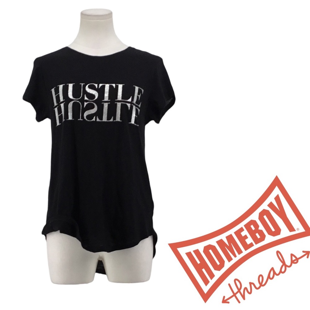 #55 LIVE DECJUBA Black Relaxed Short Sleeve Tee